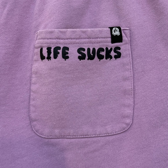 Scummy Bears Drip Logo Sweat Shorts Purple XL Streetwear - Picture 5 of 10